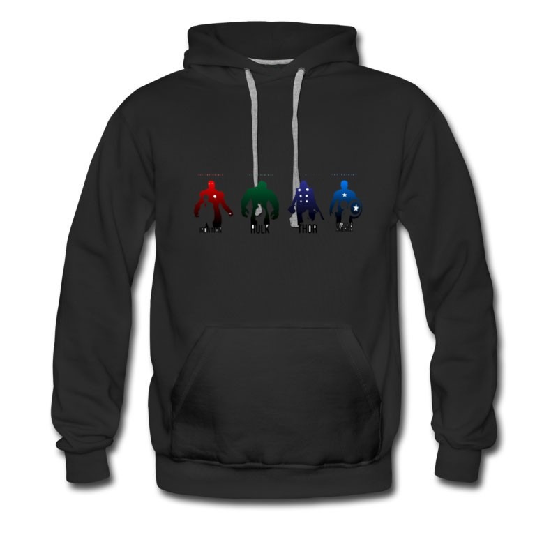 Men's 4 hero justice league Hoodie
