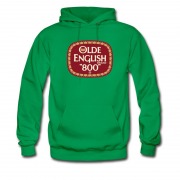 Men's 40 Olde English 800 Bottle Label Beer Hoodie