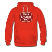 Men's 40 Olde English 800 Bottle Label Beer Hoodie