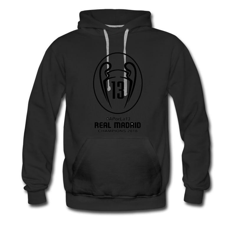 Men's A Por La 13 Real Madrid Champions 2018 Hoodie