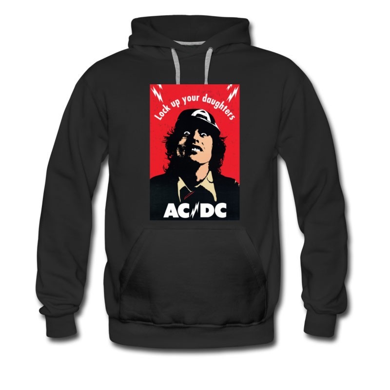 Men's Acdc Lock Up Your Daughters Hoodie