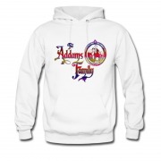 Men's Addams Family Cartoons Frame Hoodie