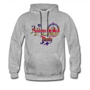 Men's Addams Family Cartoons Frame Hoodie