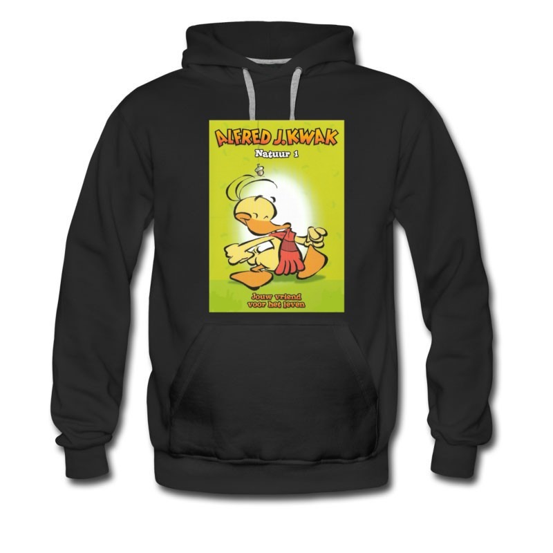 Men's Alferd J.kwak Duck Funny Cartoon Hoodie