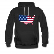 Men's AMERICA MAP Hoodie