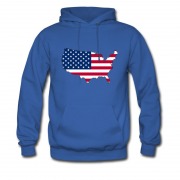 Men's AMERICA MAP Hoodie