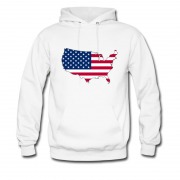 Men's AMERICA MAP Hoodie