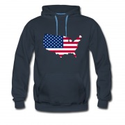 Men's AMERICA MAP Hoodie