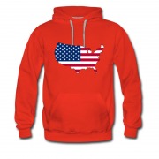 Men's AMERICA MAP Hoodie