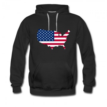 Men's AMERICA MAP Hoodie