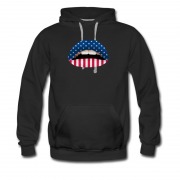 Men's American Sexy Lips Hoodie