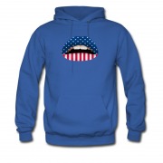 Men's American Sexy Lips Hoodie