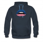 Men's American Sexy Lips Hoodie