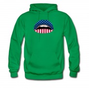 Men's American Sexy Lips Hoodie