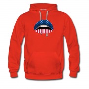 Men's American Sexy Lips Hoodie