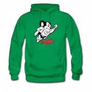 Men's Angry Mighty Mouse Style Apparel Hoodie