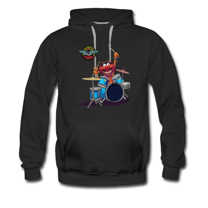 Men's Animal Drum Electric Mayhem Hoodie