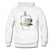 Men's Aqua Teenage Master Shake Futurama Cartoon Hoodie