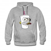 Men's Aqua Teenage Master Shake Futurama Cartoon Hoodie