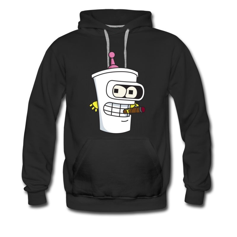 Men's Aqua Teenage Master Shake Futurama Cartoon Hoodie
