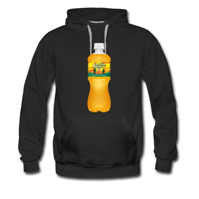 Men's Awesome Cactus Cooler Bottle Hoodie