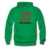 Men's Ayran Senna Champiopn Ship Raccing Logo Hoodie