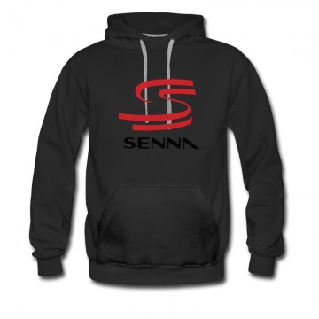 Men's Ayran Senna Champiopn Ship Raccing Logo Hoodie
