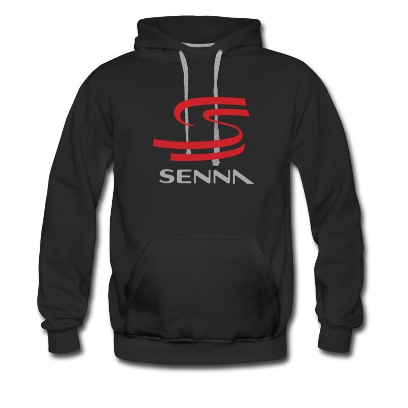 Men's Ayrton Senna Logo Racing Legendry Hoodie
