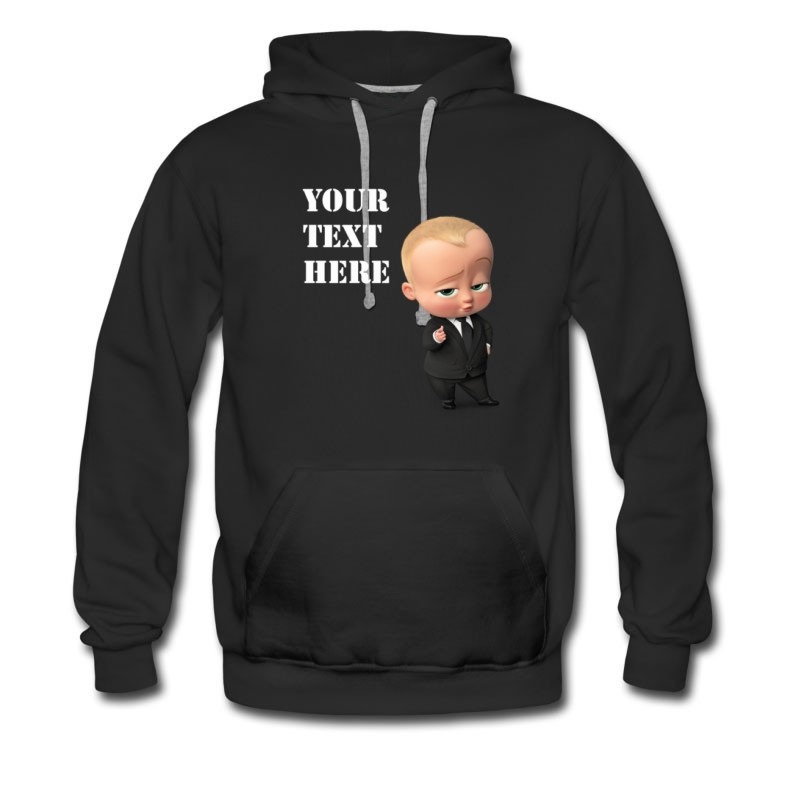 Men's Baby Boss Custome Text Style Hoodie