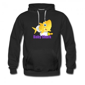 Men's Baby Shark With Bottle Style Hoodie