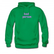 Men's Bad Person Type Hoodie
