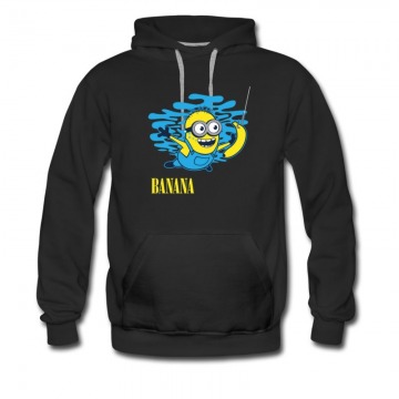 Men's Banana Nevermind Parody Hoodie