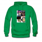 Men's Band Mate Gorillaz Cartoon Character Hoodie