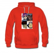 Men's Band Mate Gorillaz Cartoon Character Hoodie