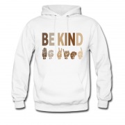 Men's Be Kind Sign Language Hoodie
