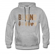 Men's Be Kind Sign Language Hoodie