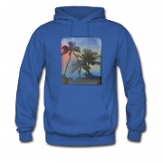 Men's Beach Island View Style Hoodie