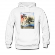 Men's Beach Island View Style Hoodie
