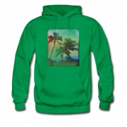 Men's Beach Island View Style Hoodie