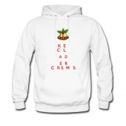 Men's Bell Christmas Santa Meery Christmas Logo Hoodie
