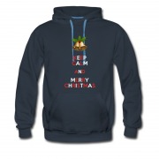 Men's Bell Christmas Santa Meery Christmas Logo Hoodie