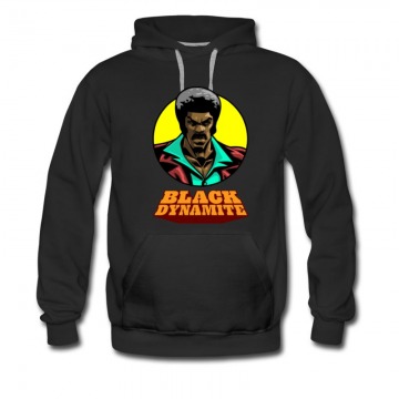 Men's Black Dynamite Action Comedy Movie Men's Black Hoodie