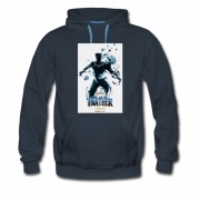 Men's Black Panther Hot Poster Hoodie