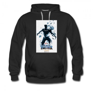 Men's Black Panther Hot Poster Hoodie