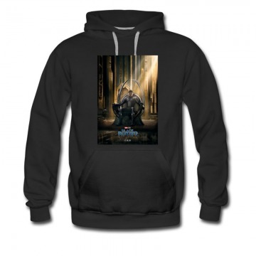 Men's Black Panther The African Hero 2018 Febuary Hoodie
