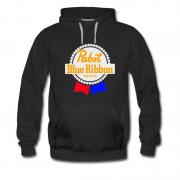 Men's blue ribbon beer Hoodie