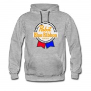 Men's blue ribbon beer Hoodie