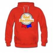 Men's blue ribbon beer Hoodie