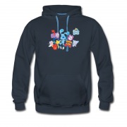 Men's Blues Clues And Friends Design Hoodie