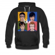 Men's blur band Hoodie